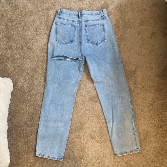 Endless rose boyfriend fit jeans with thigh slit size 28 - Picture 5 of 6